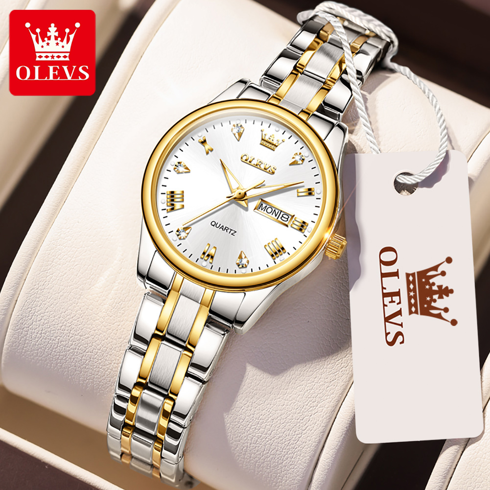 Luxury Watch Green - OLEVS 5563 New Fashion Women orologio