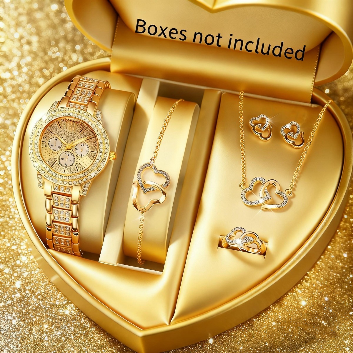 Luxury Watch Display Case - 6 pezzi di lusso strass orologio