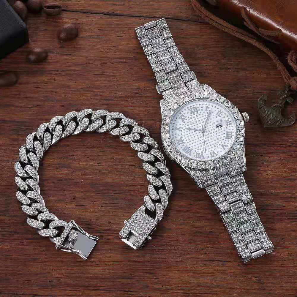 Luxury Watch Miami - Nuovo set combinato orologio e braccialetto