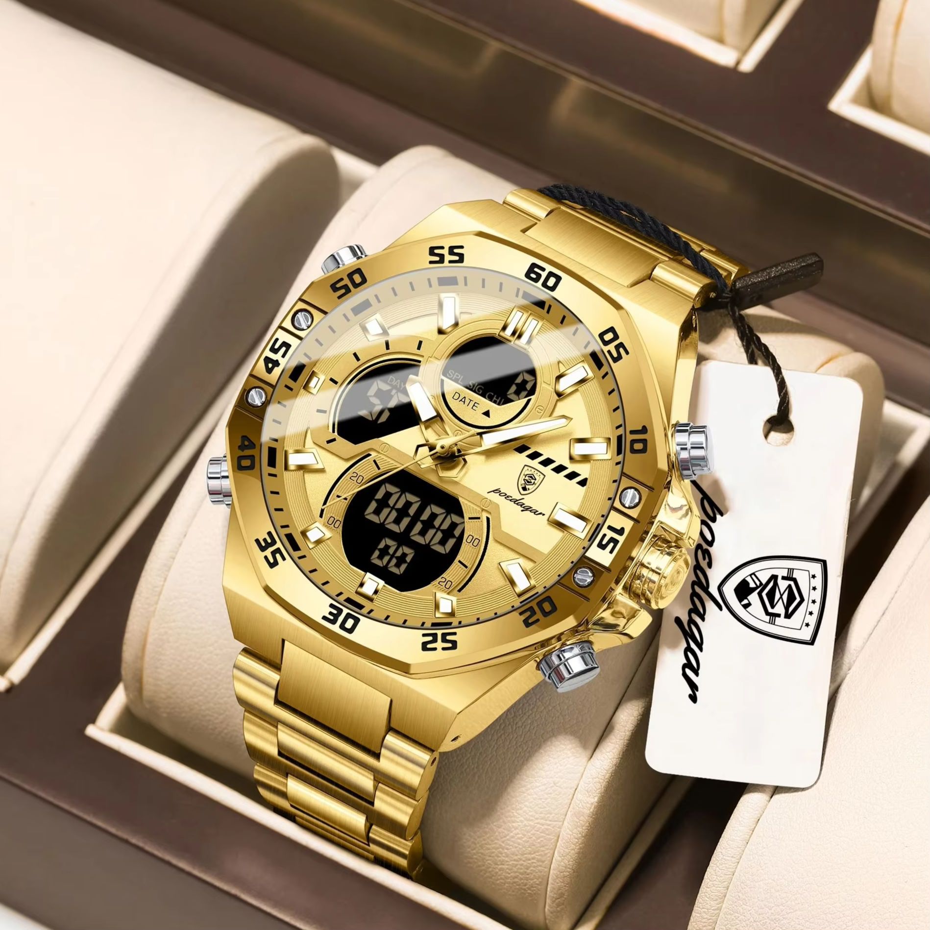 Minute Repeater Watch - Orologio da Polso Sportivo POEDAGAR per