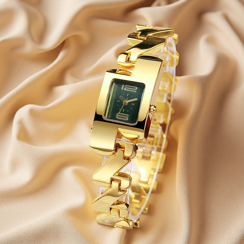 Luxury Watch Vintage - Orologio da Donna Quadrato al Quarzo,