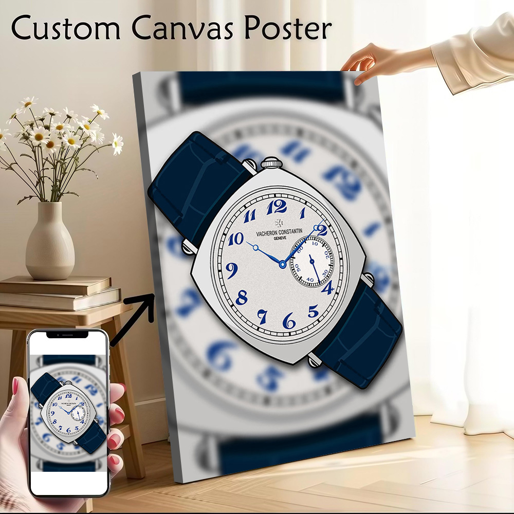Luxury Watch Constantine - Poster su Tela Stampato con Orologio