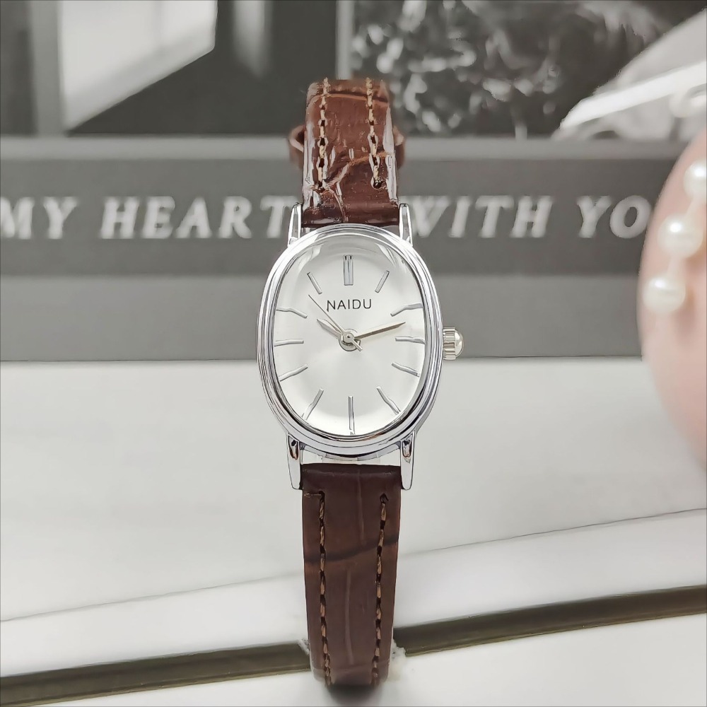 Luxury Watch Green - Orologio da donna con quadrante ovale