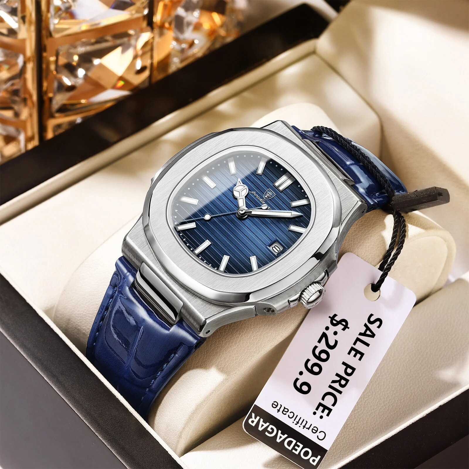 Luxury Watch Audemars Piguet - POEDAGAR Top Luxury Square Orologio da