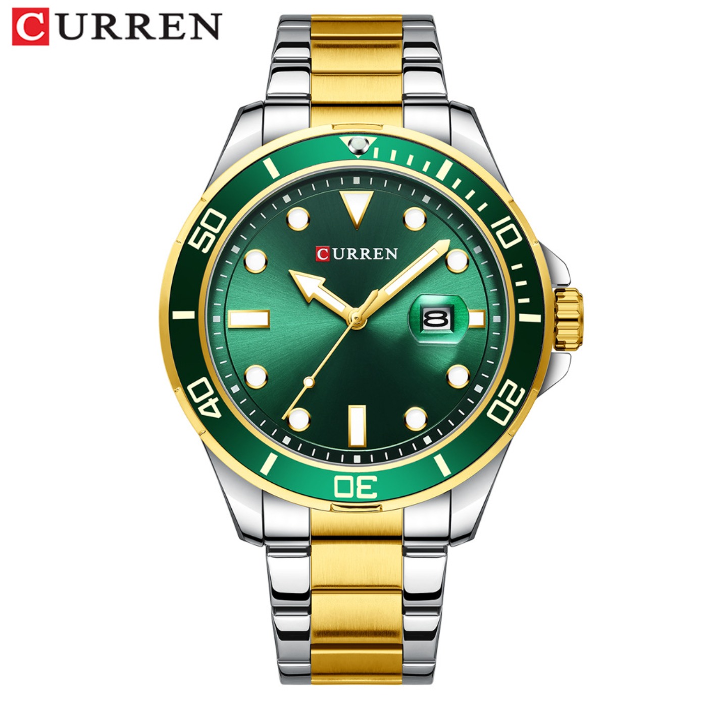 CURREN Nuova Serie Green Water - Luxury Watch Green recensione e prezzo