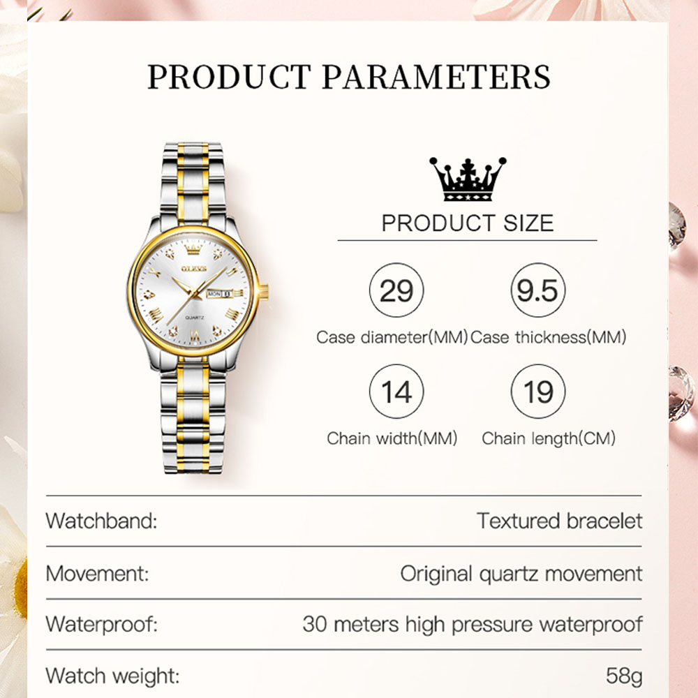 OLEVS 5563 New Fashion Women o - Luxury Watch Green recensione e prezzo