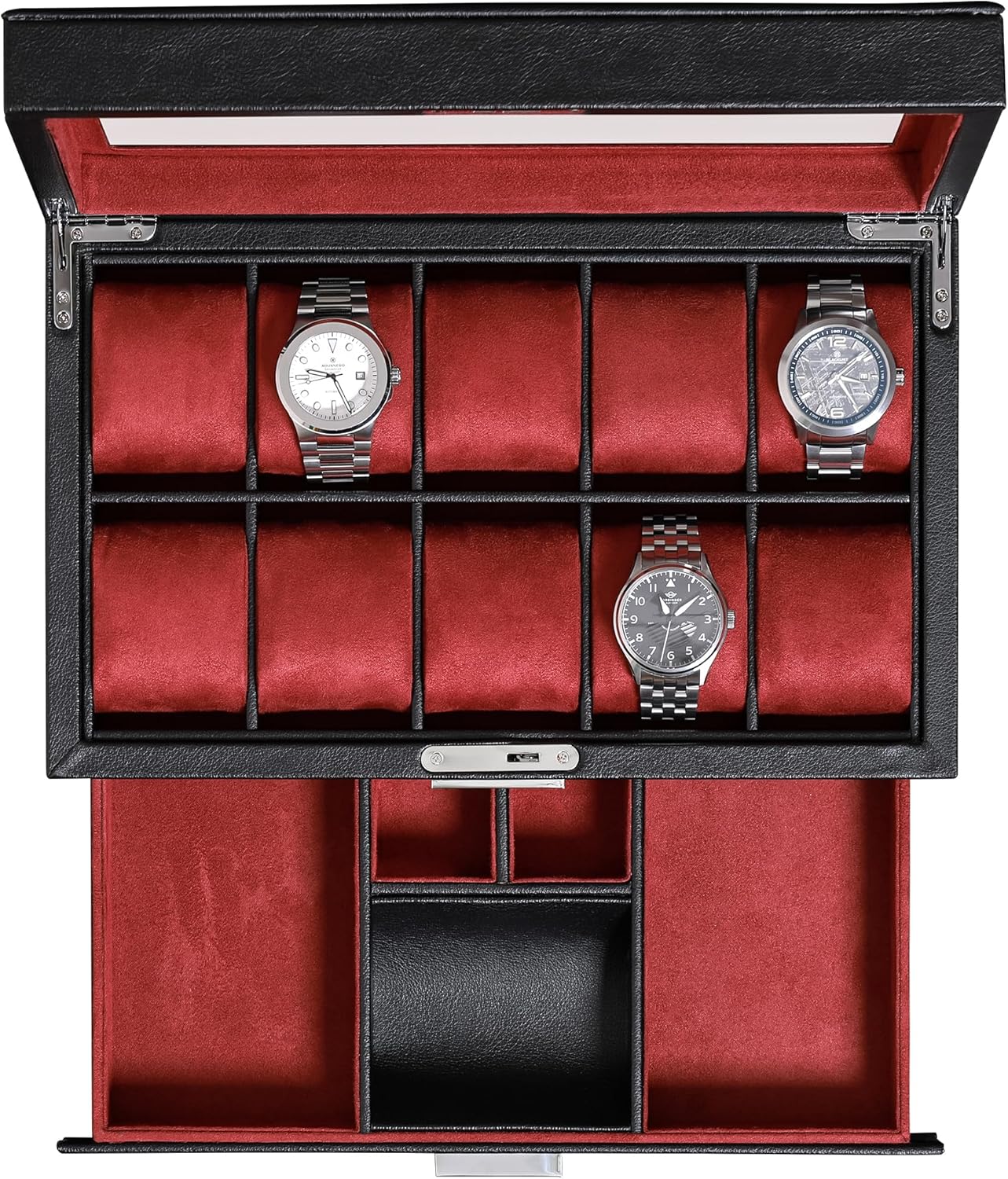 Scatola Porta Orologi a 10 Sco - Luxury Watch Display Case recensione e prezzo
