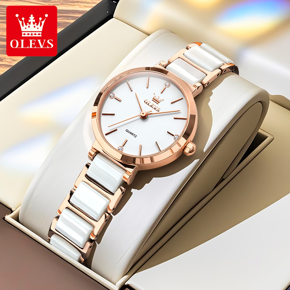 OLEVS Orologio da donna 5877 O - Luxury Watch Display Case recensione e prezzo