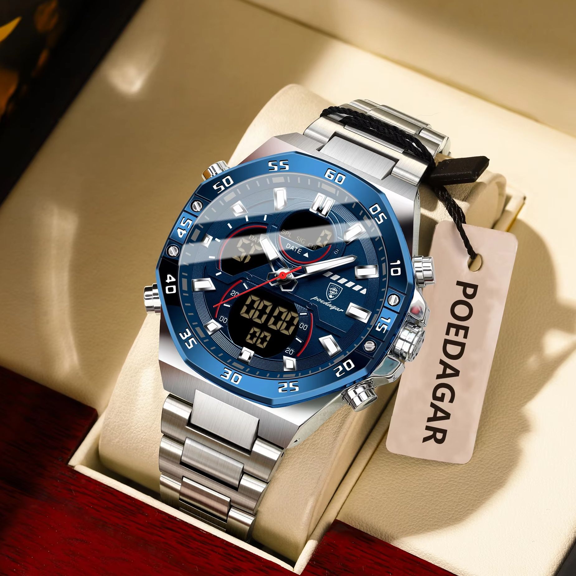 POEDAGAR Top Orologio da uomo  - Minute Repeater Watch recensione e prezzo