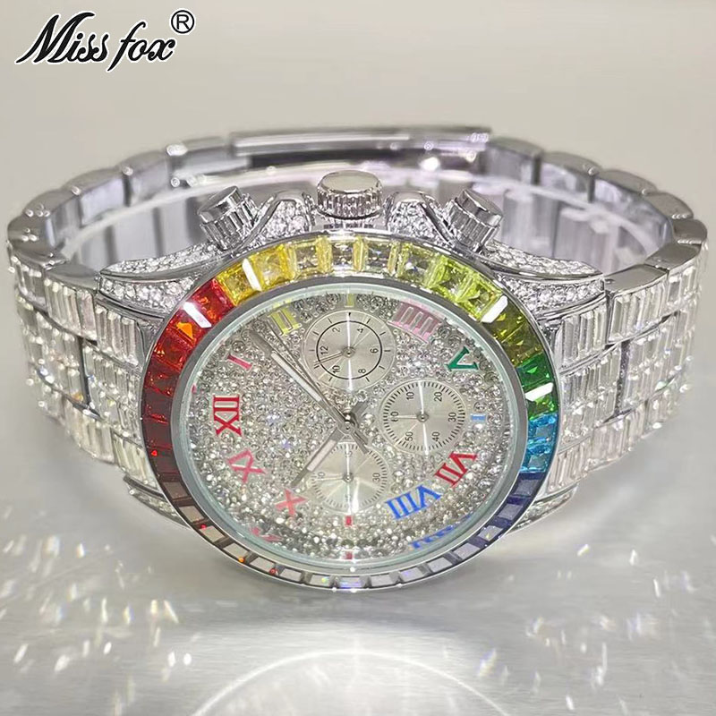 MISSFOX Luxury Iced Watch For  - Luxury Watch Affordable recensione e prezzo