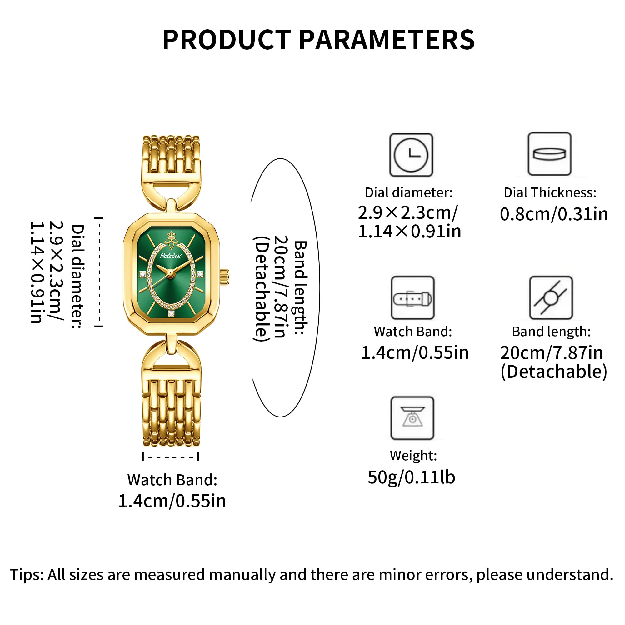YaLaLuSi Orologio da polso min - Luxury Watch Affordable recensione e prezzo