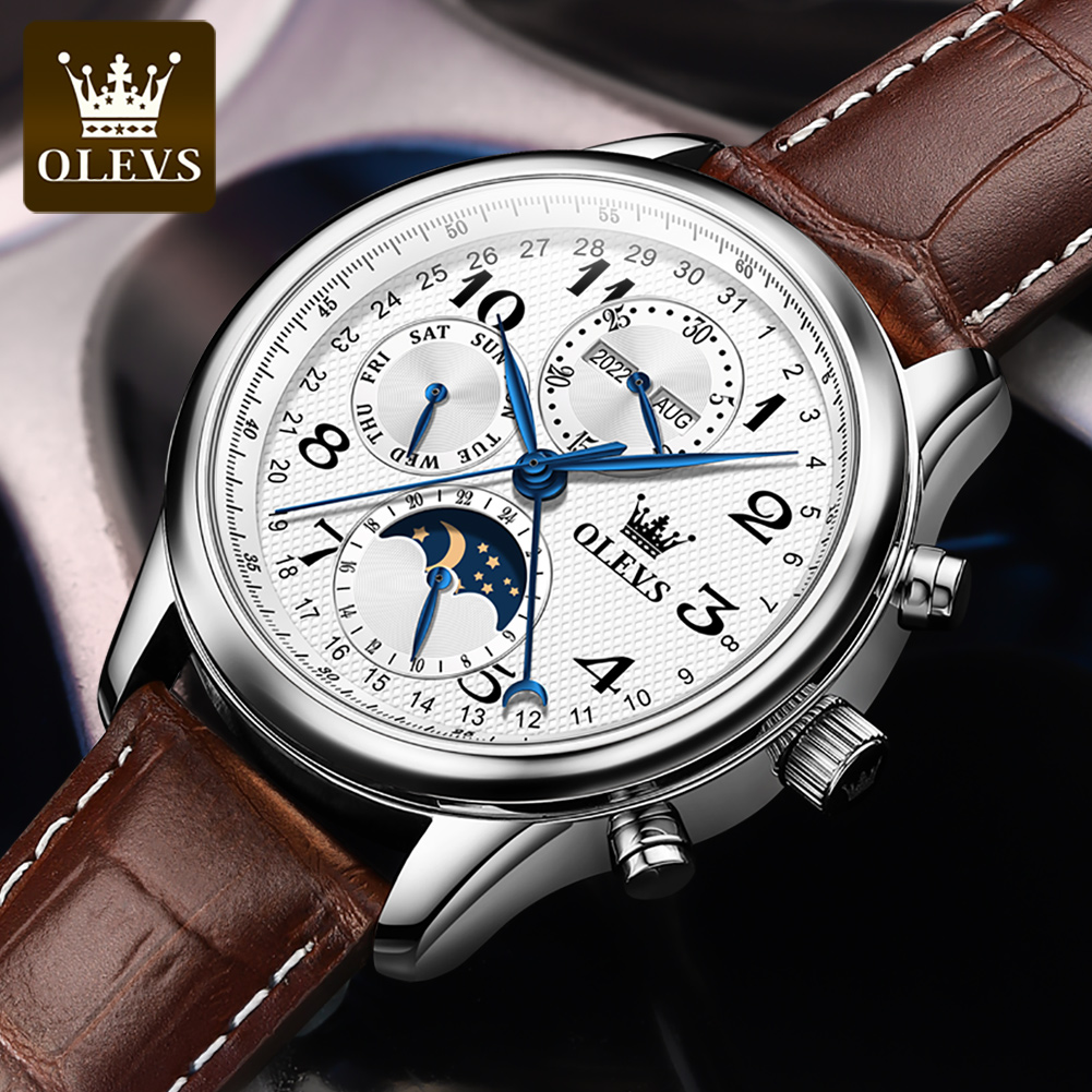 OLEVS 6667 Orologio da Uomo co - Minute Repeater Watch recensione e prezzo