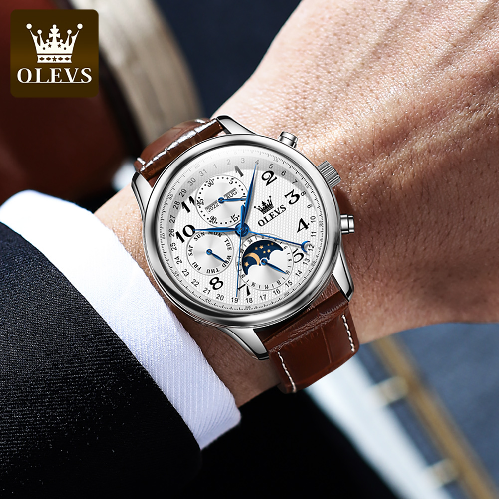 OLEVS 6667 Orologio da Uomo co - Minute Repeater Watch recensione e prezzo
