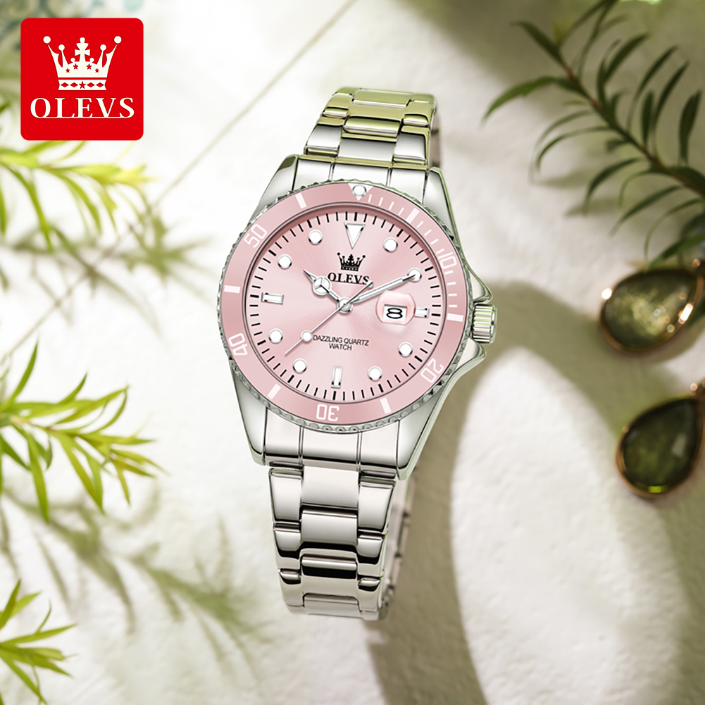 OLEVS Orologi da donna di luss - Luxury Watch Green recensione e prezzo