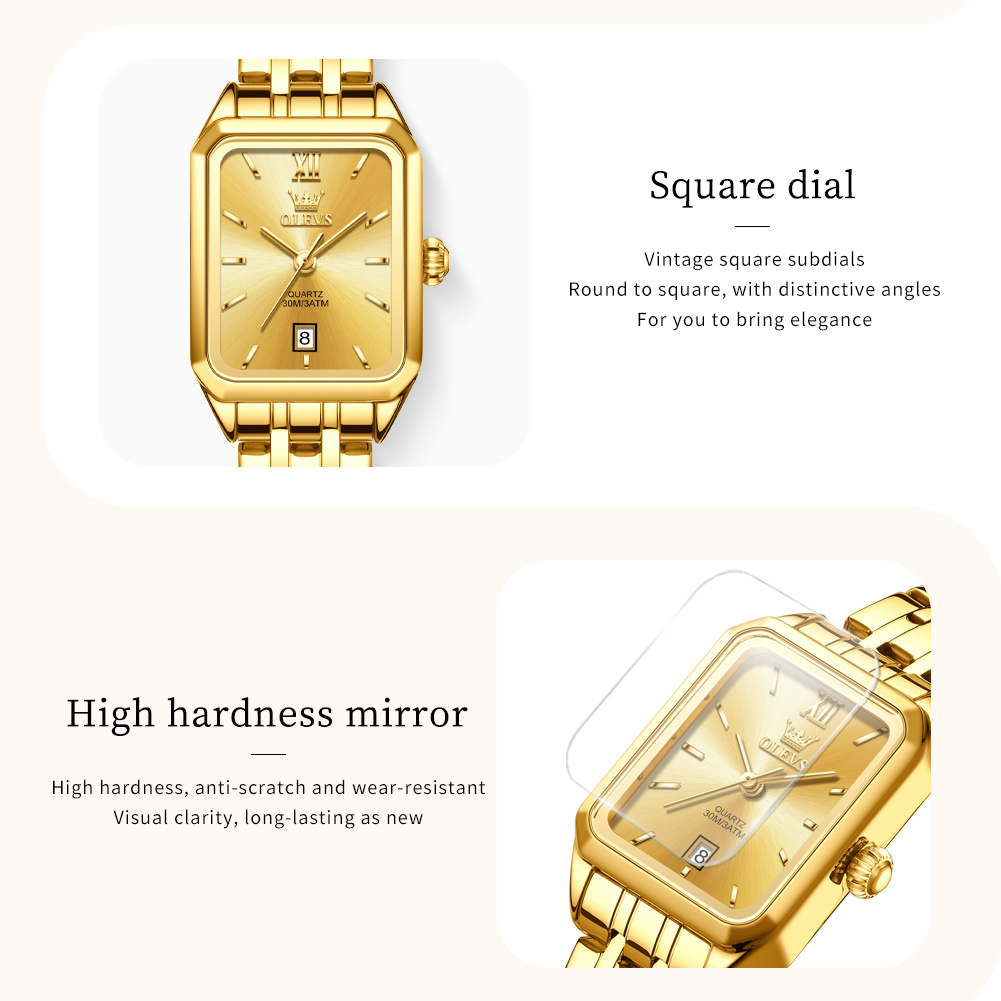 OLEVS Orologi da donna di luss - Luxury Watch Green recensione e prezzo